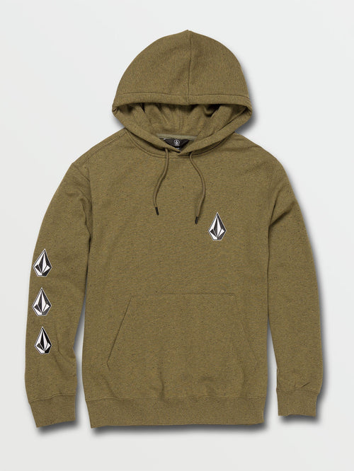 Iconic Stone Plus Pullover Hoodie - Martini Olive - Wave Riding Vehicles