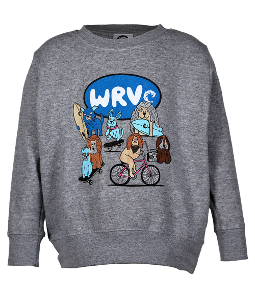 Bingo's Buds Youth Crew Sweatshirt - Wave Riding Vehicles