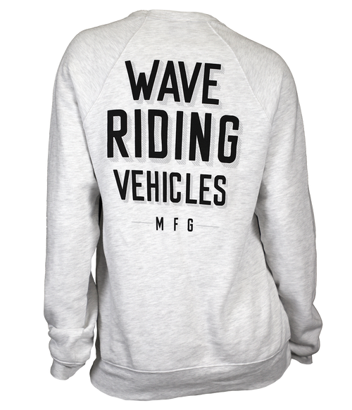 Details Ladies Crew Sweatshirt - Wave Riding Vehicles