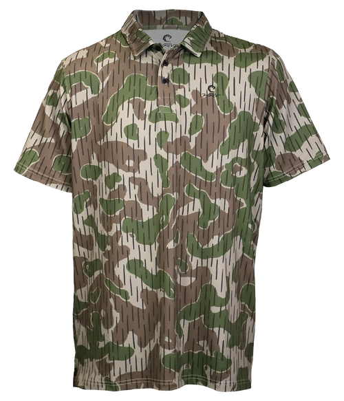 Hidden Currents S/S Polo Shirt - Wave Riding Vehicles