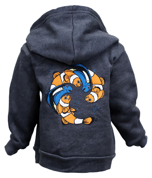Nemo Toddler Zip Hooded Sweatshirt - Wave Riding Vehicles