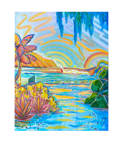 'Paradise Point' Art Print - Wave Riding Vehicles