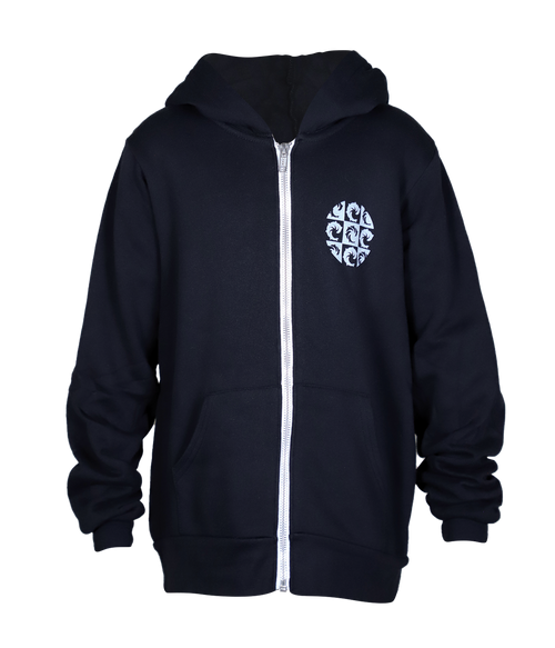 OBX Wall Toddler Zip Hooded Sweatshirt - Wave Riding Vehicles