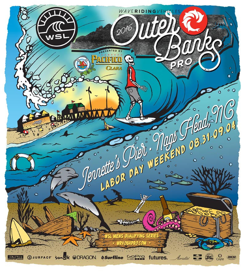 Pacifico Wave Rider 2016 Wave Riding Vehicles Outer Banks Pro presented by Pacifico