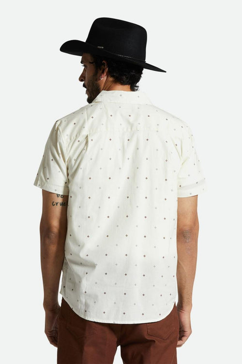 Charter Print S/S Shirt - Off White Pyramid - Wave Riding Vehicles