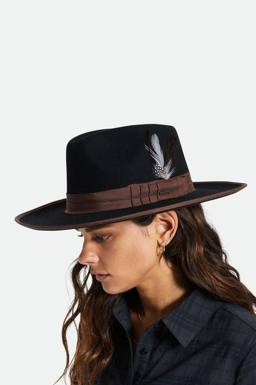 Hat Feather - Burnt Henna/Black - Wave Riding Vehicles
