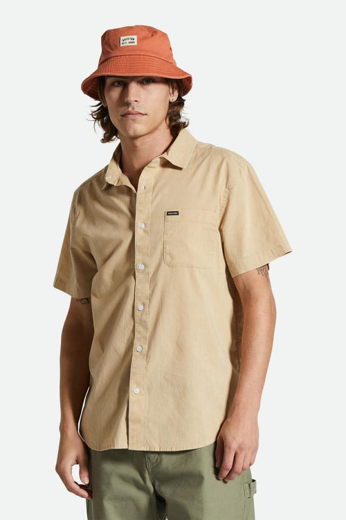 Charter Sol Wash S/S Woven Shirt - Oat Milk Sol Wash - Wave Riding Vehicles
