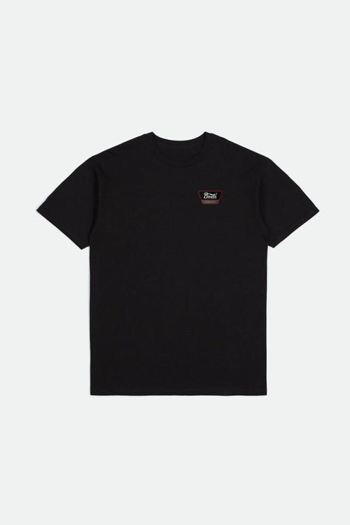 Linwood S/S Standard Tee - Black/Gold/White - Wave Riding Vehicles
