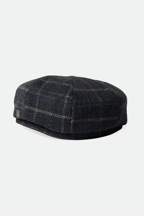 Brood Baggy Newsboy Cap - Navy/Black/Off White - Wave Riding Vehicles