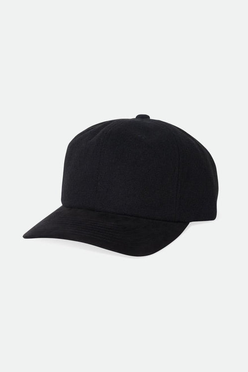 Reserve Melton Wool Adjustable Hat - Black/Black