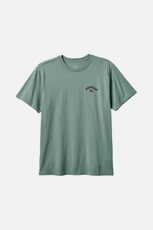 Homer S/S Standard Tee - Chinois Green Classic Wash - Wave Riding Vehicles