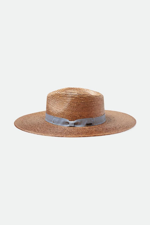 Jo Straw Rancher Hat Limited - Coffee/Washed Navy/Biscotti