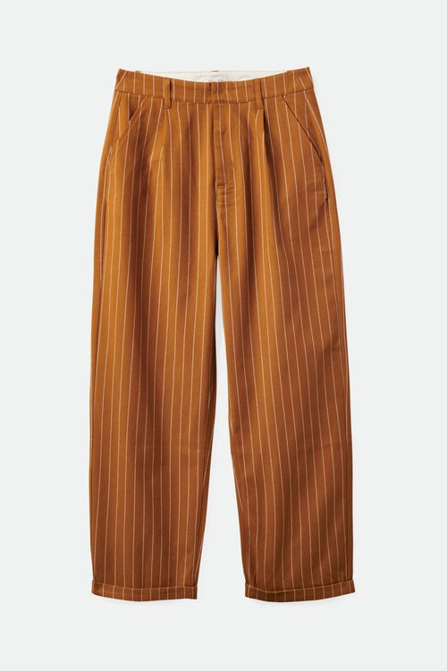 Victory Trouser Pant - Washed Copper Pinstripe - Wave Riding Vehicles