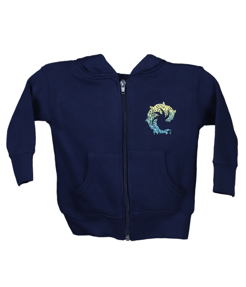 Acid Drop Infant Zip Hooded Sweatshirt - Wave Riding Vehicles