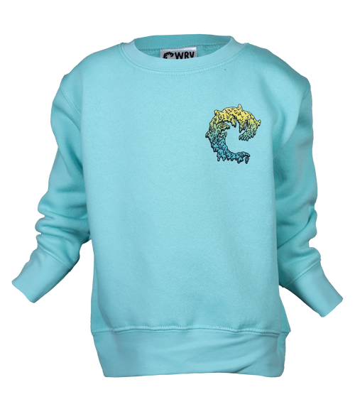 Acid Drop Toddler Crew Sweatshirt - Wave Riding Vehicles