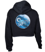 Afternoon Delight Ladies Crop P/O Hooded Sweatshirt - Wave Riding Vehicles
