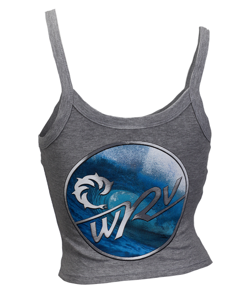Afternoon Delight Ladies Crop Tank Top - Wave Riding Vehicles