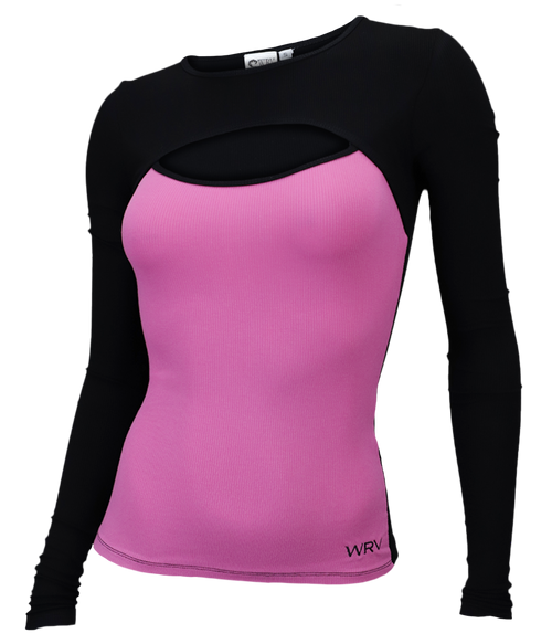 Aspen Ladies L/S Cutout Top
