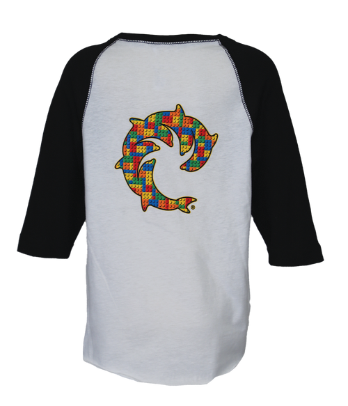 Blocks Youth Raglan L/S T-Shirt - Wave Riding Vehicles