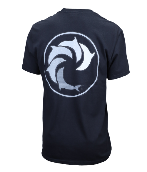 Black and White Rainbow S/S T-Shirt - Wave Riding Vehicles
