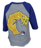 Catch 'em All Toddler Raglan L/S T-Shirt - Wave Riding Vehicles