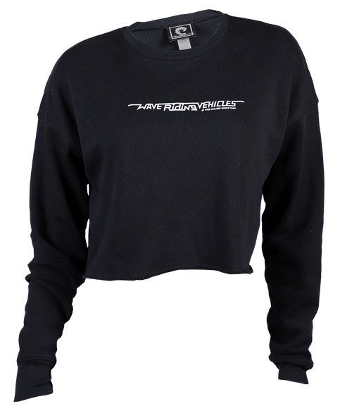 Checker Ladies Crew Sweatshirt - Wave Riding Vehicles