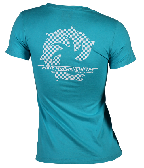 Checker Ladies S/S T-Shirt - Wave Riding Vehicles