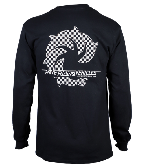 Checker L/S T-Shirt - Wave Riding Vehicles