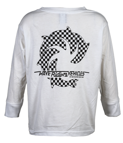 Checker Toddler L/S T-Shirt - Wave Riding Vehicles