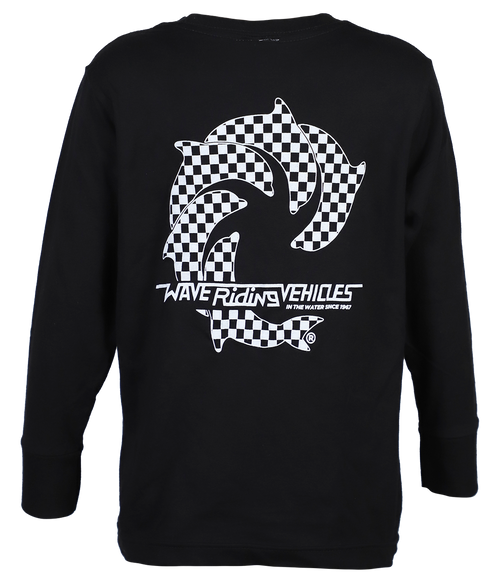 Checker Toddler L/S T-Shirt - Wave Riding Vehicles