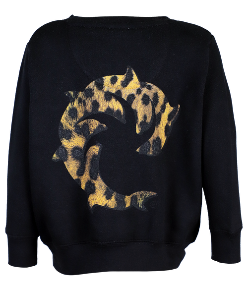 Cheetah Baby Toddler Crew Sweatshirt - Wave Riding Vehicles