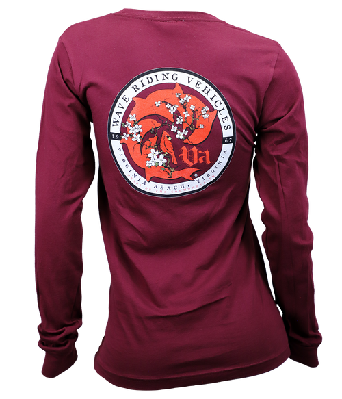 Commonwealth Ladies L/S T-Shirt - Wave Riding Vehicles