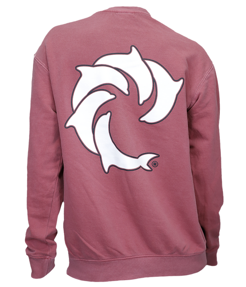 College Block Ladies Crew Sweatshirt