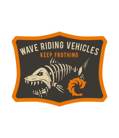 Keep Frothing Decal - Wave Riding Vehicles