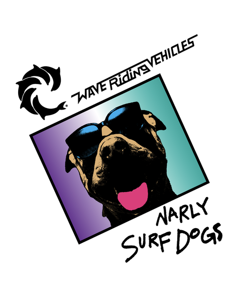 Narly Dog Decal - Wave Riding Vehicles