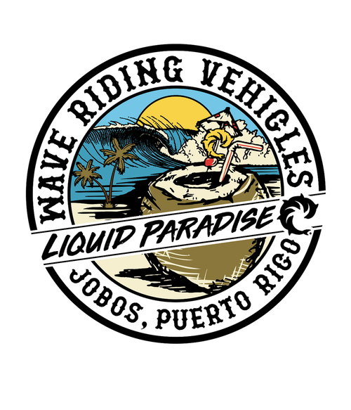 Liquid Paradise PR Decal - Wave Riding Vehicles