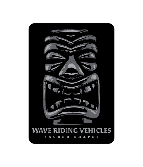 Sacred Shaped Decal - Wave Riding Vehicles