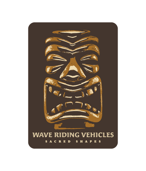 Sacred Shaped Decal - Wave Riding Vehicles