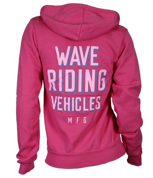 Details Ladies Zip Hooded Sweatshirt - Wave Riding Vehicles
