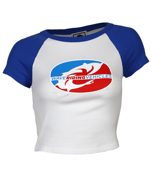 Freedom Ladies Crop S/S T-Shirt - Wave Riding Vehicles