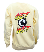 Get Wet Ladies Crew Sweatshirt - Wave Riding Vehicles