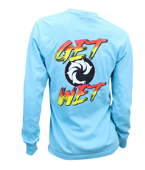 Get Wet Ladies L/S T-Shirt - Wave Riding Vehicles