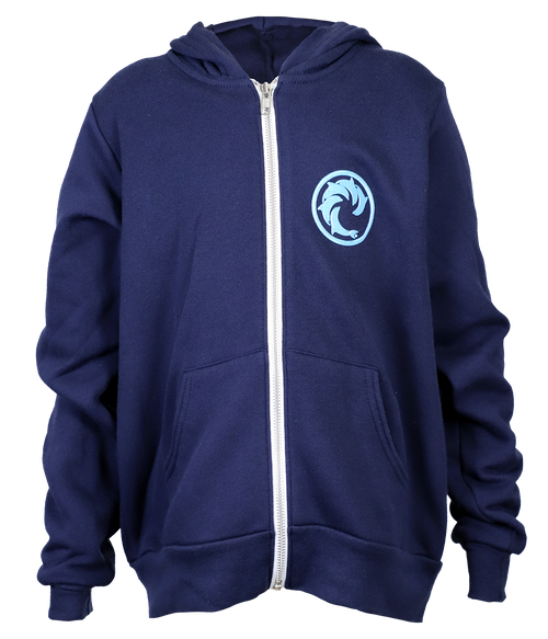 Highlight Youth Zip Hooded Sweatshirt - Wave Riding Vehicles
