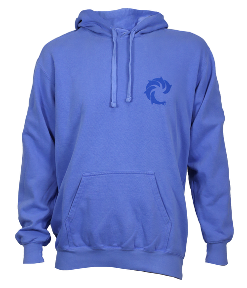 Solid P/O Hooded Sweatshirt - Wave Riding Vehicles
