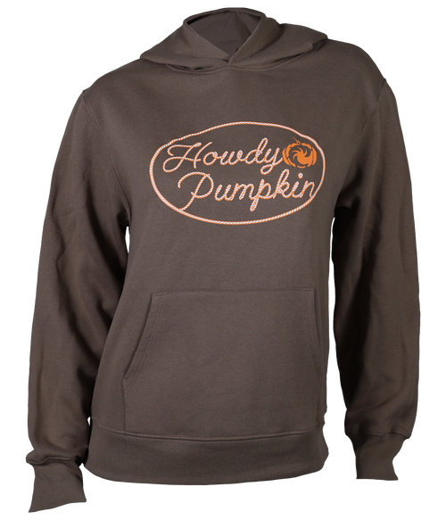 Howdy Pumpkin Ladies P/O Hooded Sweatshirt - Wave Riding Vehicles