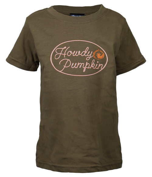 Howdy Pumpkin Toddler S/S T-Shirt - Wave Riding Vehicles