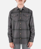 Breaker Flannel - Heather Grey - Wave Riding Vehicles
