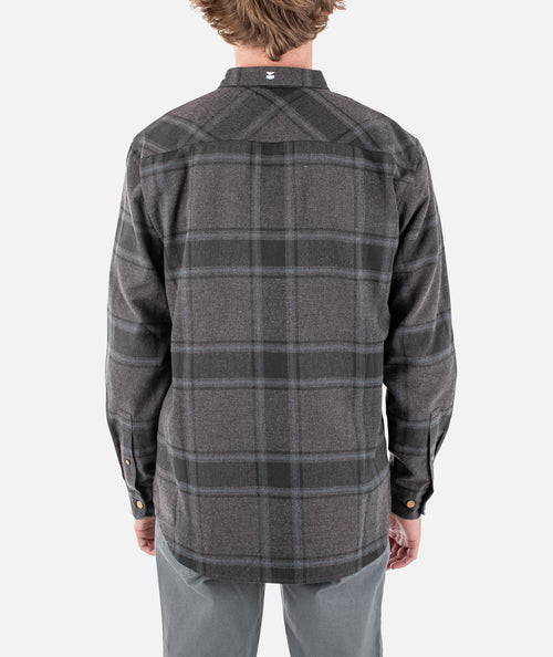 Breaker Flannel - Heather Grey - Wave Riding Vehicles