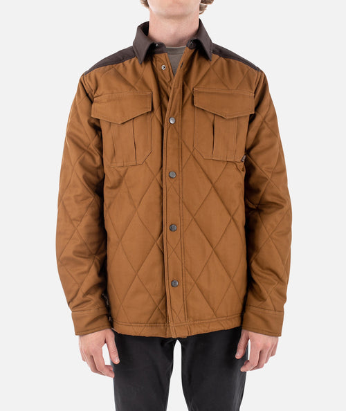 Dogwood Quilted Jacket - Camel - Wave Riding Vehicles