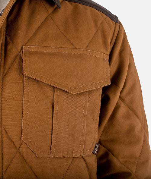Dogwood Quilted Jacket - Camel - Wave Riding Vehicles